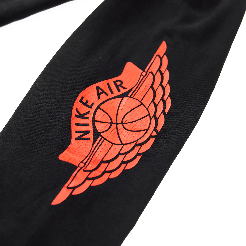 Jordan Rare Air Men's Long-Sleeve T-Shirt (Black/Chile Red) - Image 2