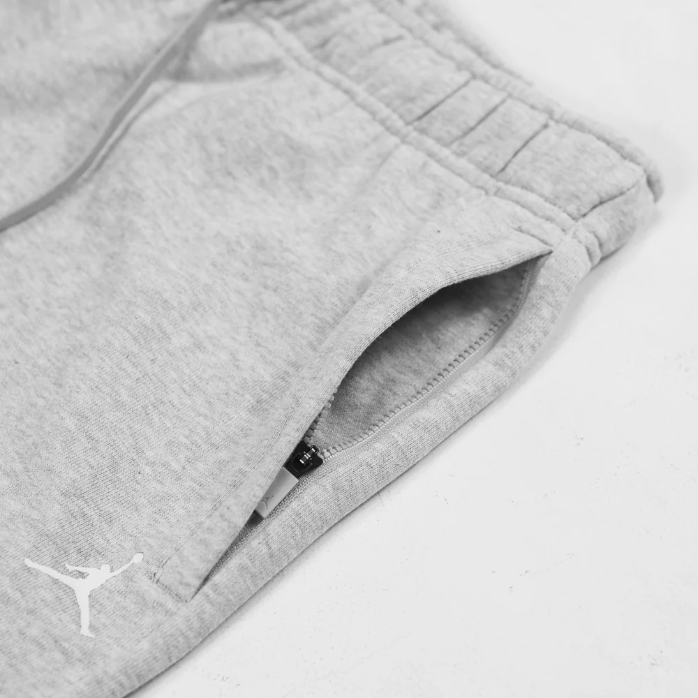 Jordan Sport Crossover Dri-FIT Fleece Pant (Heather Grey/White) - Image 3