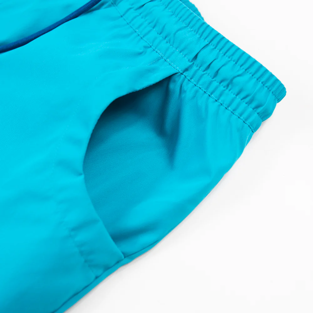 Jordan Women's Woven Shorts (Aquatone/French Blue/Bright Citrus) - Image 3