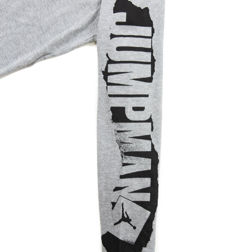 Jumpman Long-sleeve Tee (Carbon Heather/Black) - Image 2