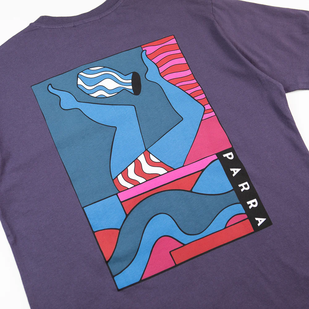 Kick The Vase T-Shirt (Aubergine) - Image 2