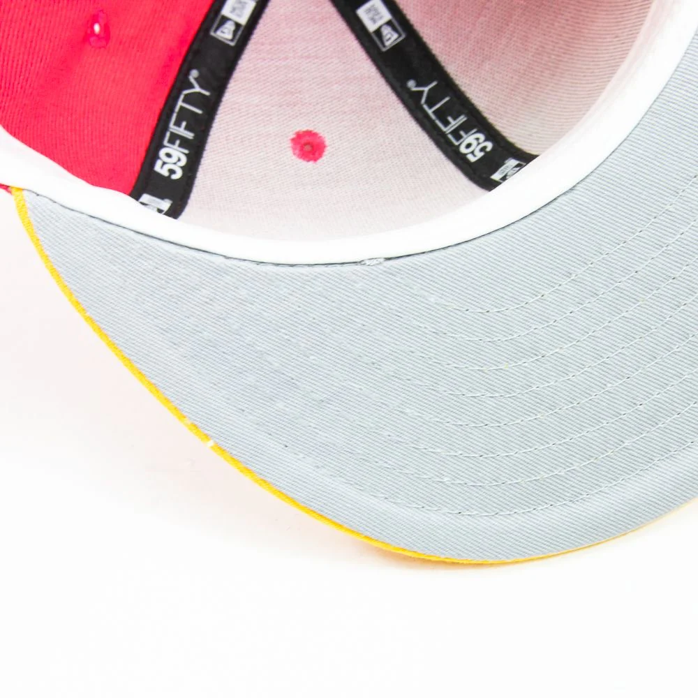 Los Angeles Dodgers 1988 World Series Fitted Cap (Energy/Canary Yellow) - Image 5