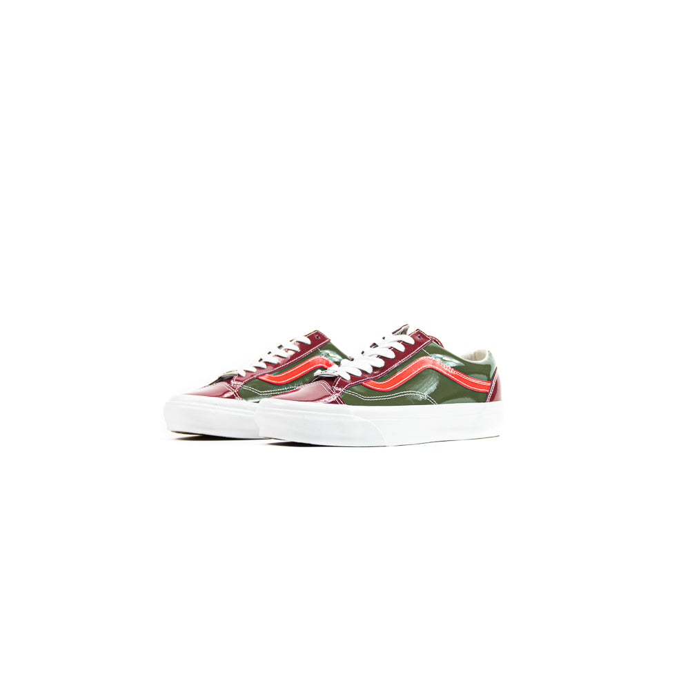 LX Old Skool 36 (Patent Bordeaux/Olive) - Image 2