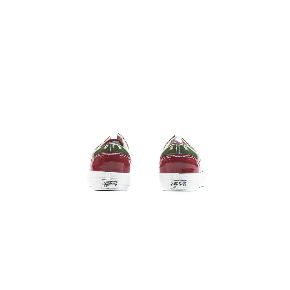 LX Old Skool 36 (Patent Bordeaux/Olive) - Image 3