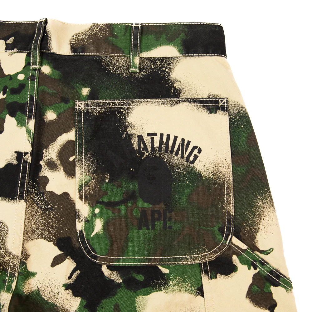 Map Camo Work Pants (Green) - Image 3