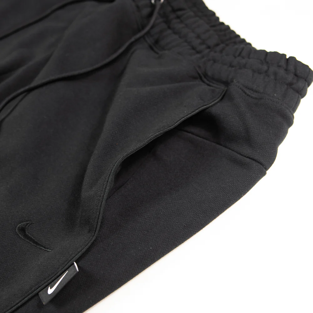 Nike Swoosh Men's Fleece Pants (Black/Coconut Milk/Black) - Image 2