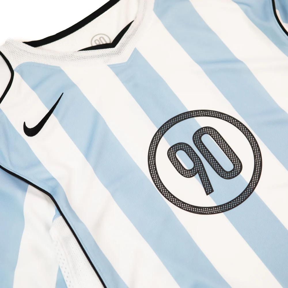 Nike Total 90 Dri-FIT Soccer Jersey (Psychic Blue/White/Black) - Image 2