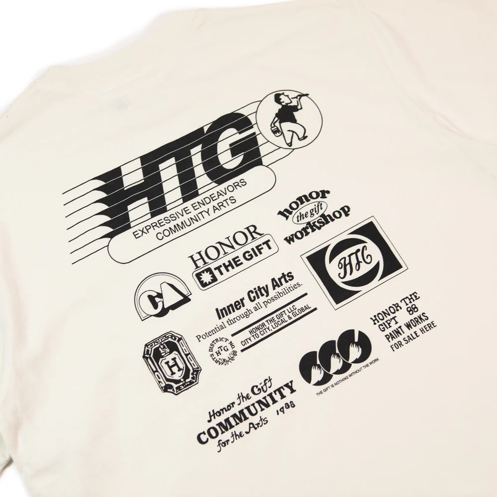 Paint Works Tee (Bone) - Image 2