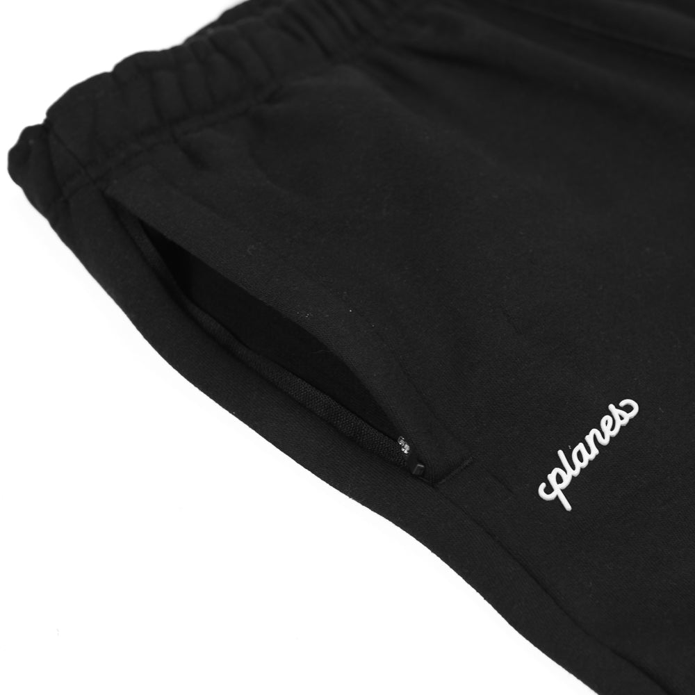 Planes Script Weld Open Hem Pant (Black) - Image 2