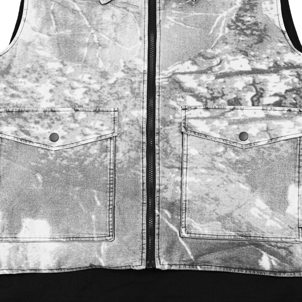 Poly Filled Reversible Vest (Black) - Image 2