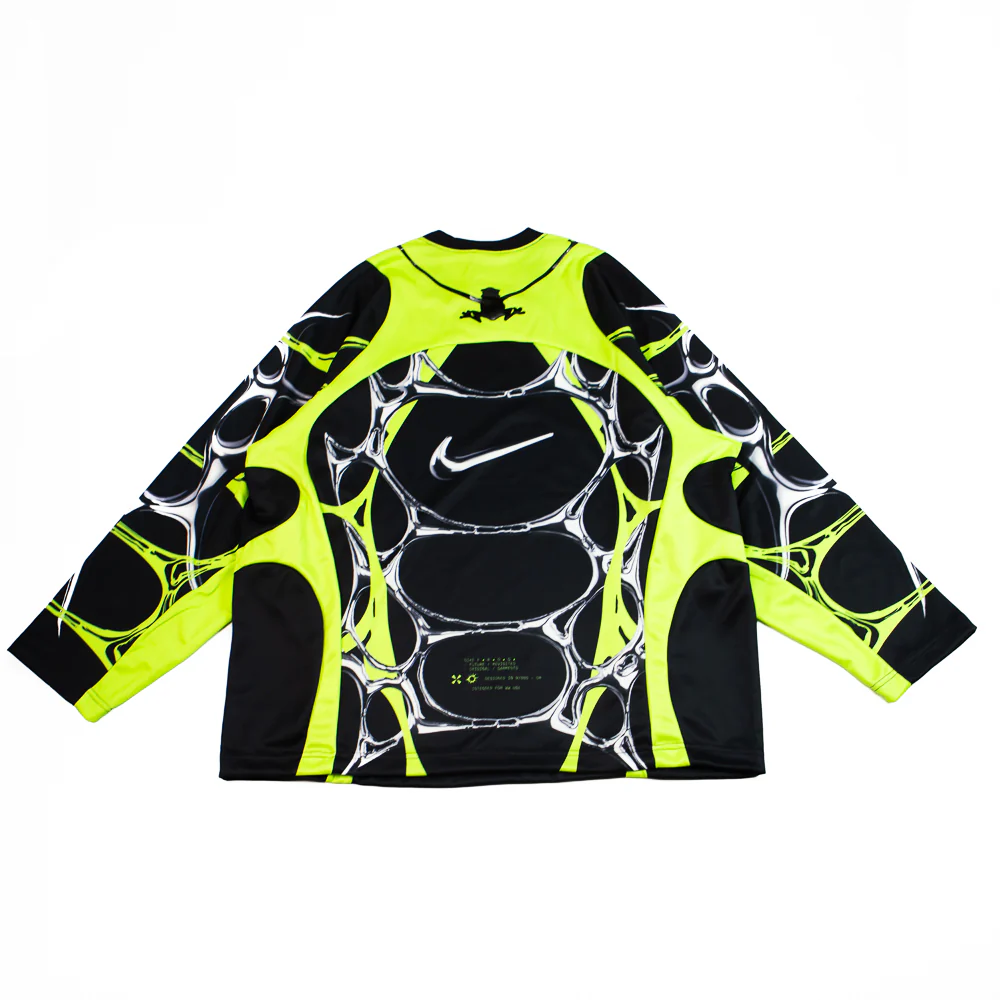 Project F.R.O.G. Men's Jelly Cage Jersey (Black/Volt Ice) - Image 4