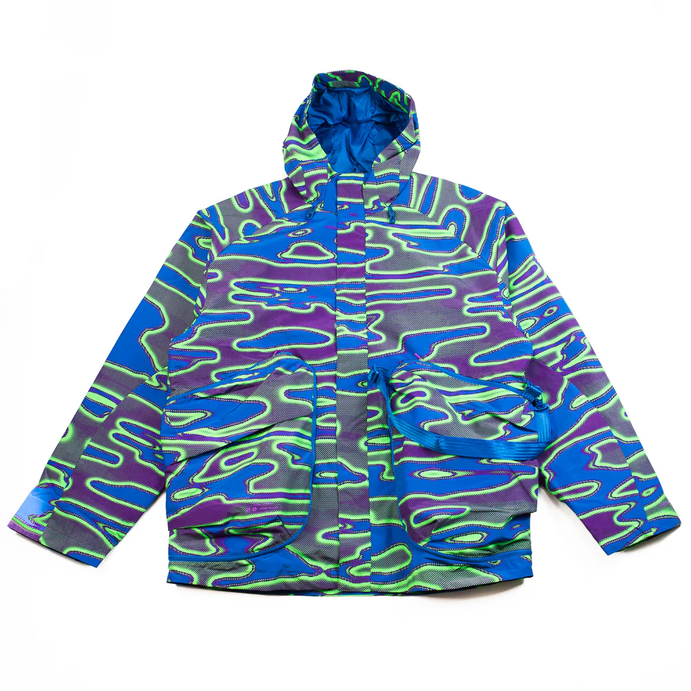Project F.R.O.G. Men's Storm-FIT Hooded Jacket (Vivid Purple/Brilliant Blue)