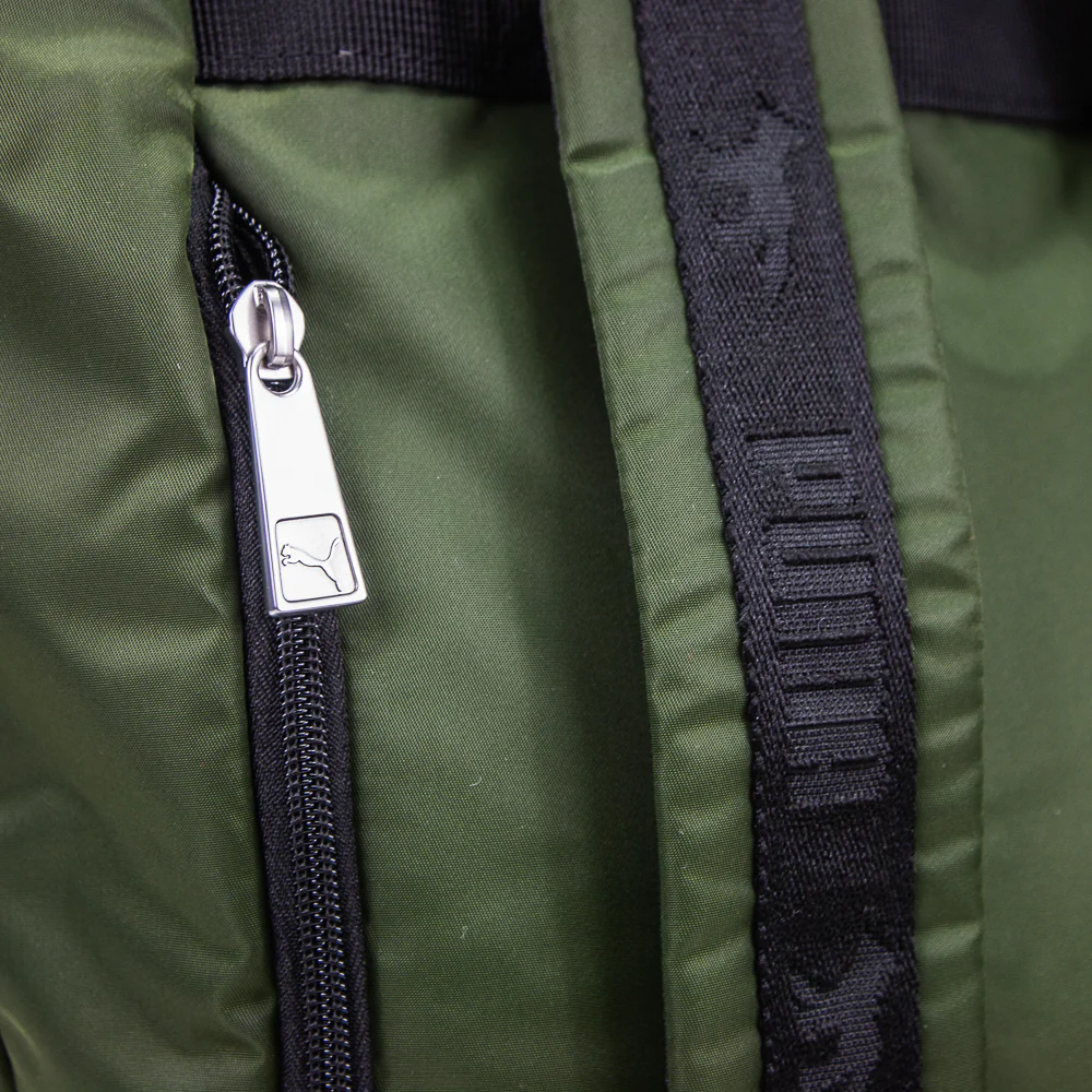 Puma x Maison Kitsune Rolltop Backpack (Rifle Green) - Image 4