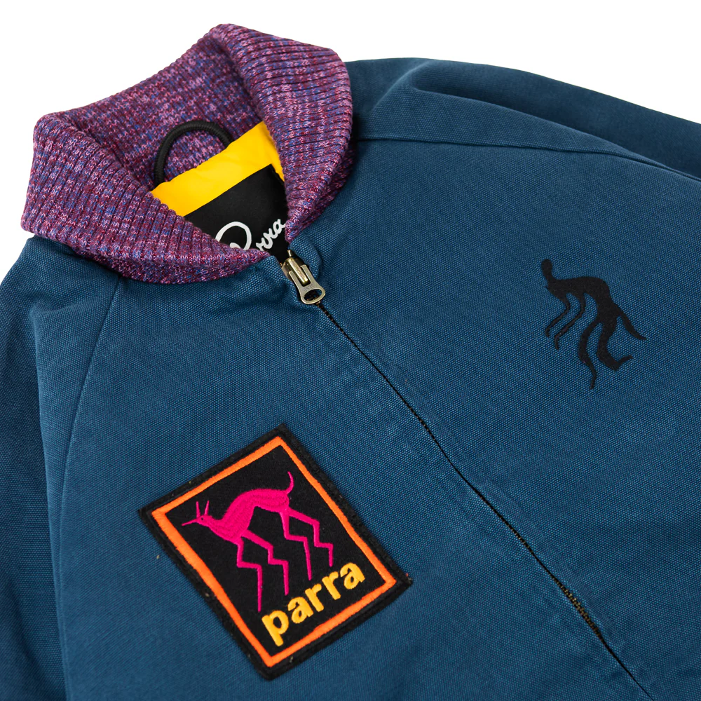 Skull Stalker Varsity Jacket (Washed Blue) - Image 2