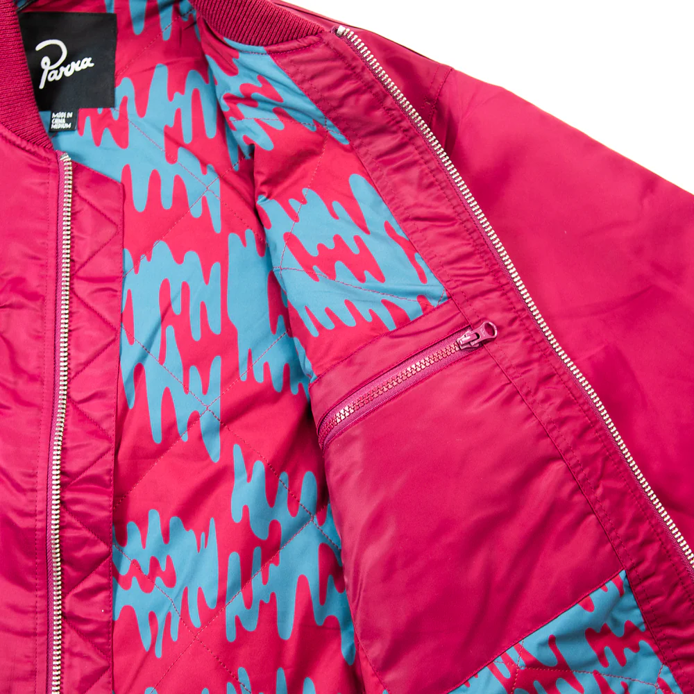Stacked Pets Varsity Jacket (Deep Red) - Image 3
