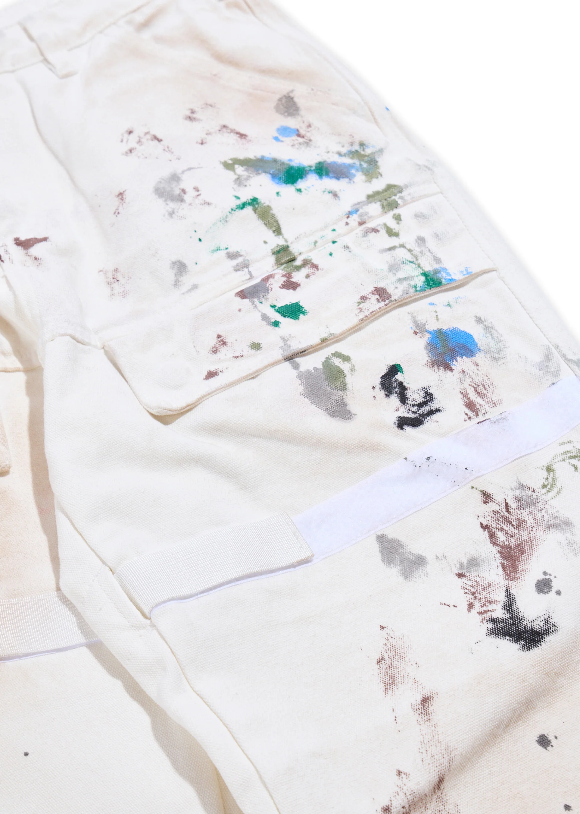 Strapped Painter Pant (White) - Image 3