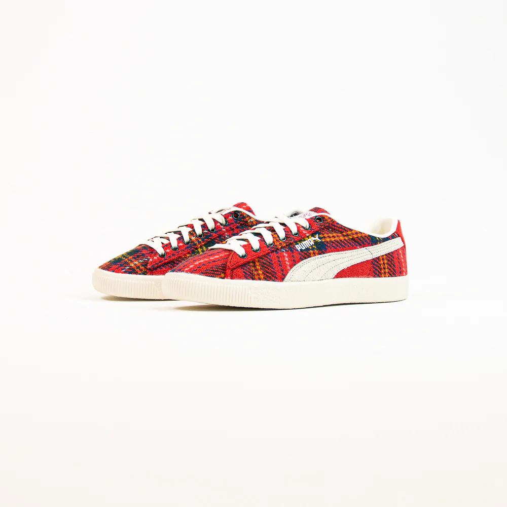 Suede VTG Harris Tweed (Frosted Ivory Red) - Image 2