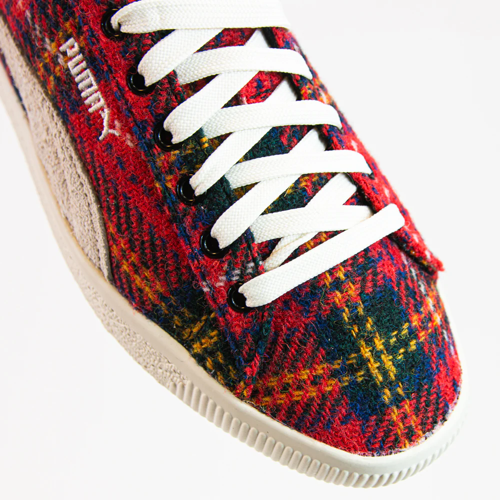 Suede VTG Harris Tweed (Frosted Ivory Red) - Image 4