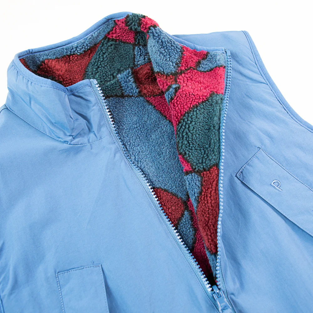 Trees In Wind Reversible Vest (Blue) - Image 3