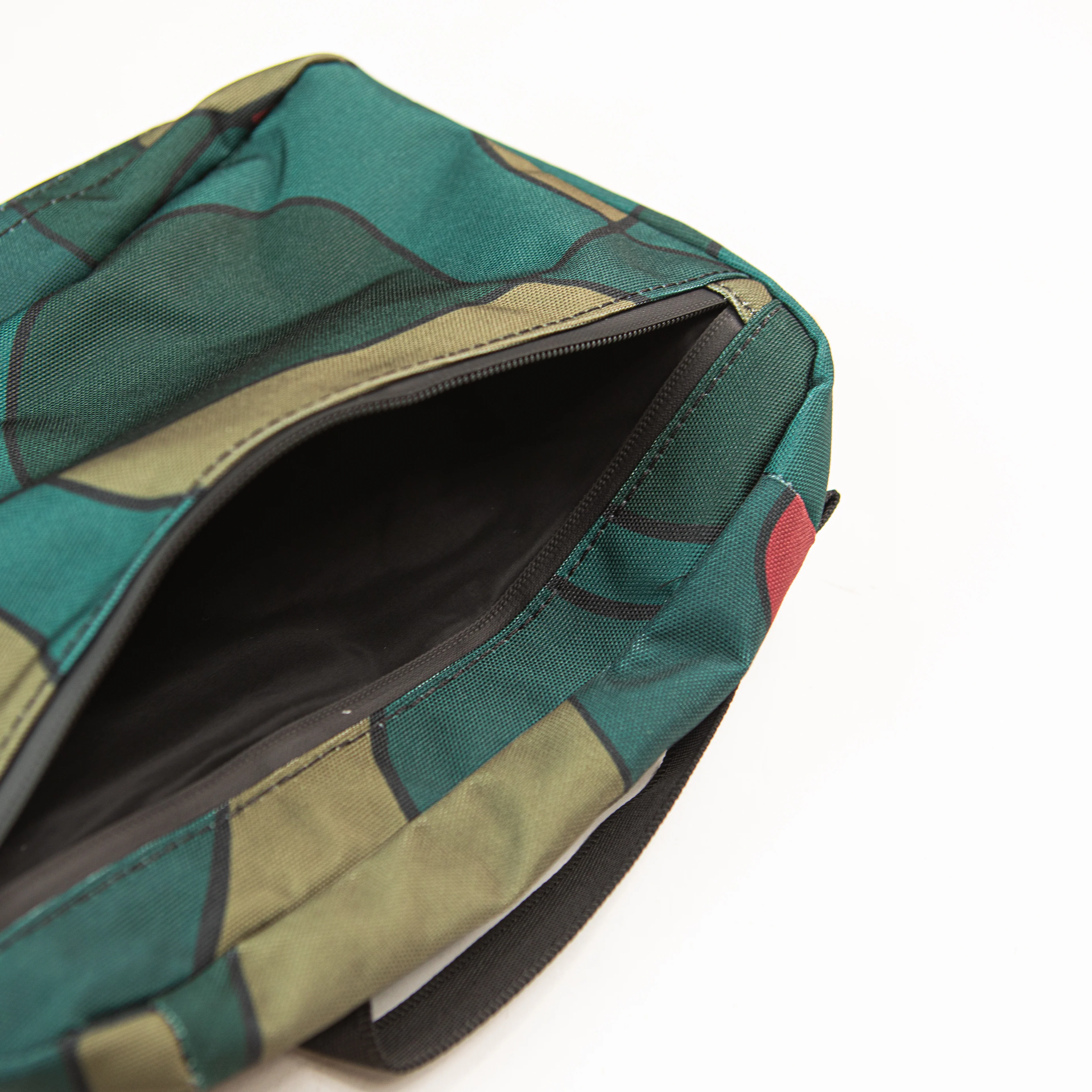 Trees In Wind Toiletry Bag (Camo Green) - Image 2