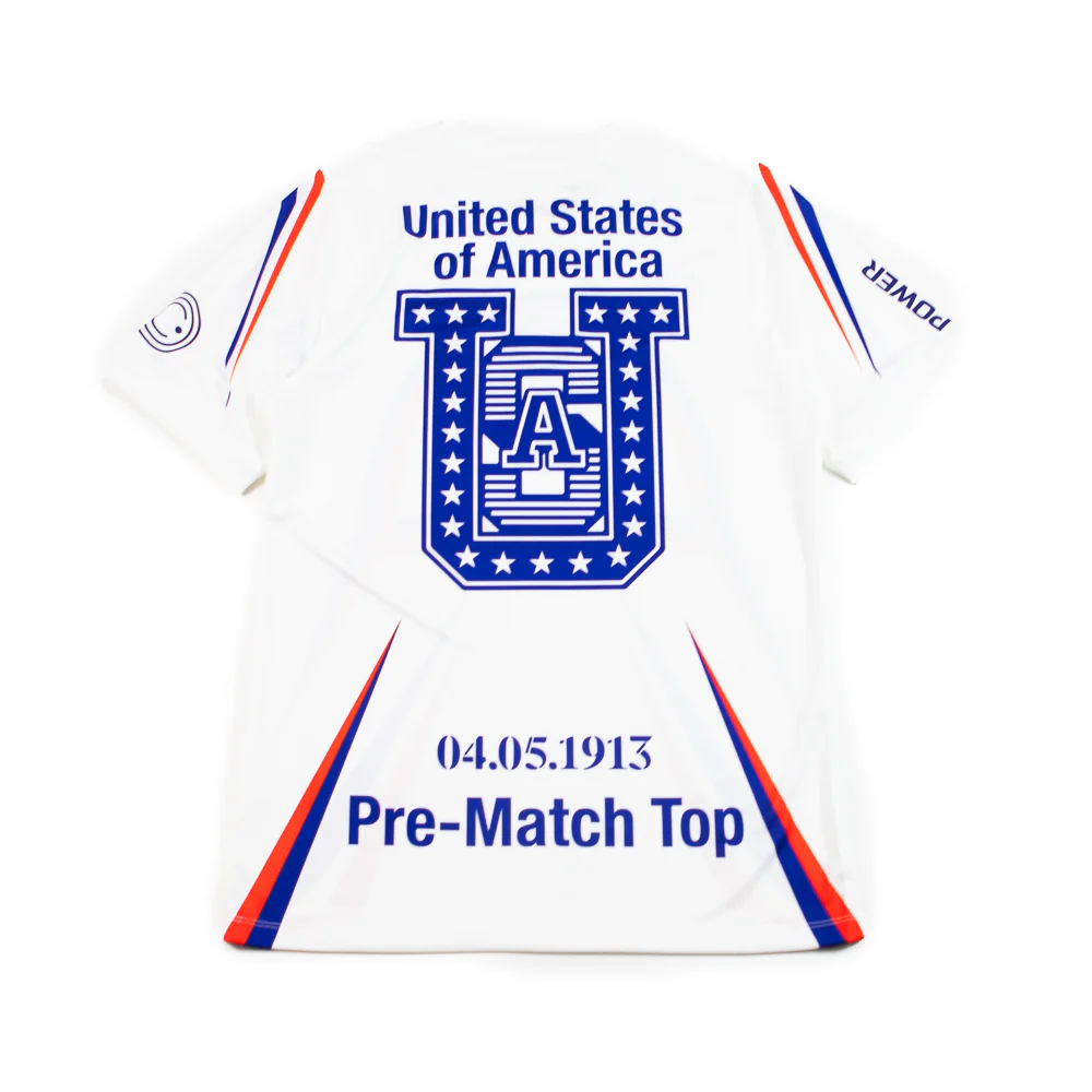 USA x V.A.A. Men's Academy Pro Short-Sleeve Soccer Top (White) - Image 3