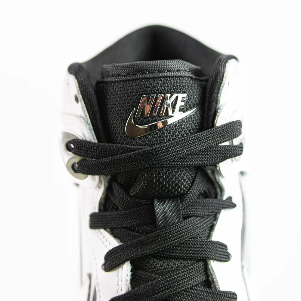 W Dunk High SE (White/White-Metallic Silver) - Image 7