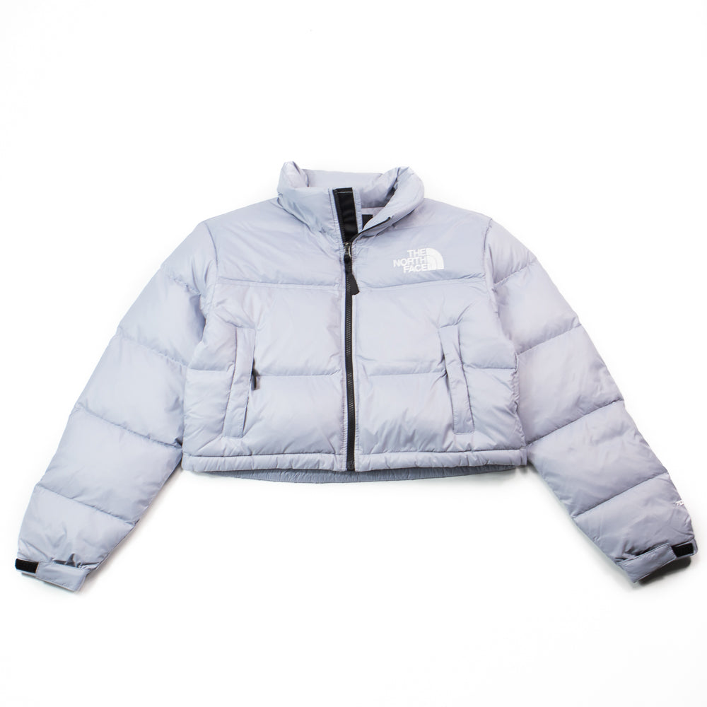 W Nuptse Short Jacket (Blue Flax)