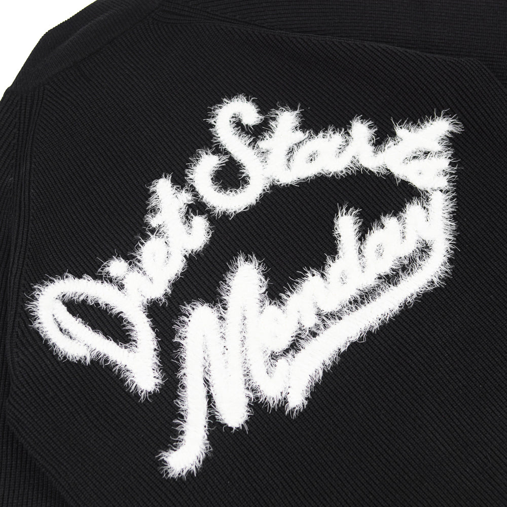Waffle Knit Pullover (Black) - Image 3