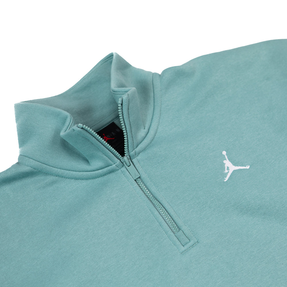 Wmns Air Jordan Brooklyn Fleece 1/4-Zip Top (Cannon/White) - Image 2