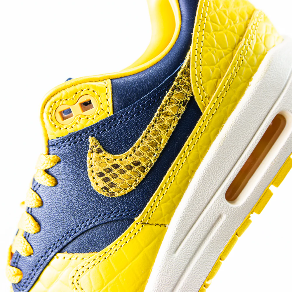 WMNS Air Max 1 PRM (Midnight Navy/Varsity Maize) - Image 5