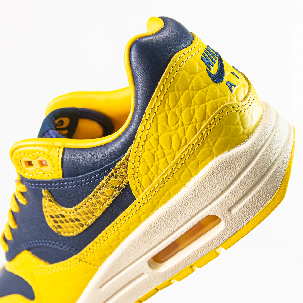 WMNS Air Max 1 PRM (Midnight Navy/Varsity Maize) - Image 6