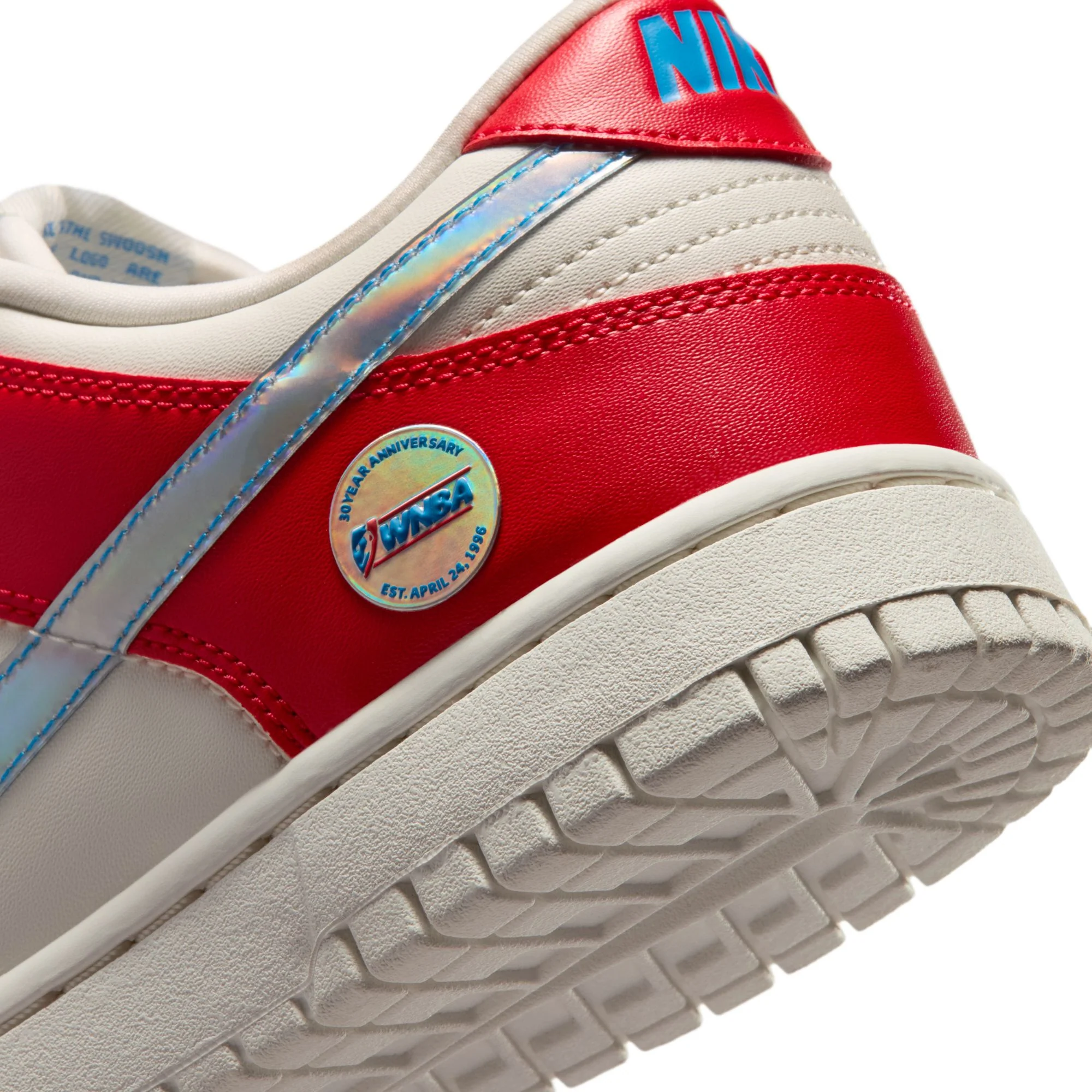 Wmns Dunk Low WNBA 30th (Action Red/Multi-Color/Sail) - Image 3