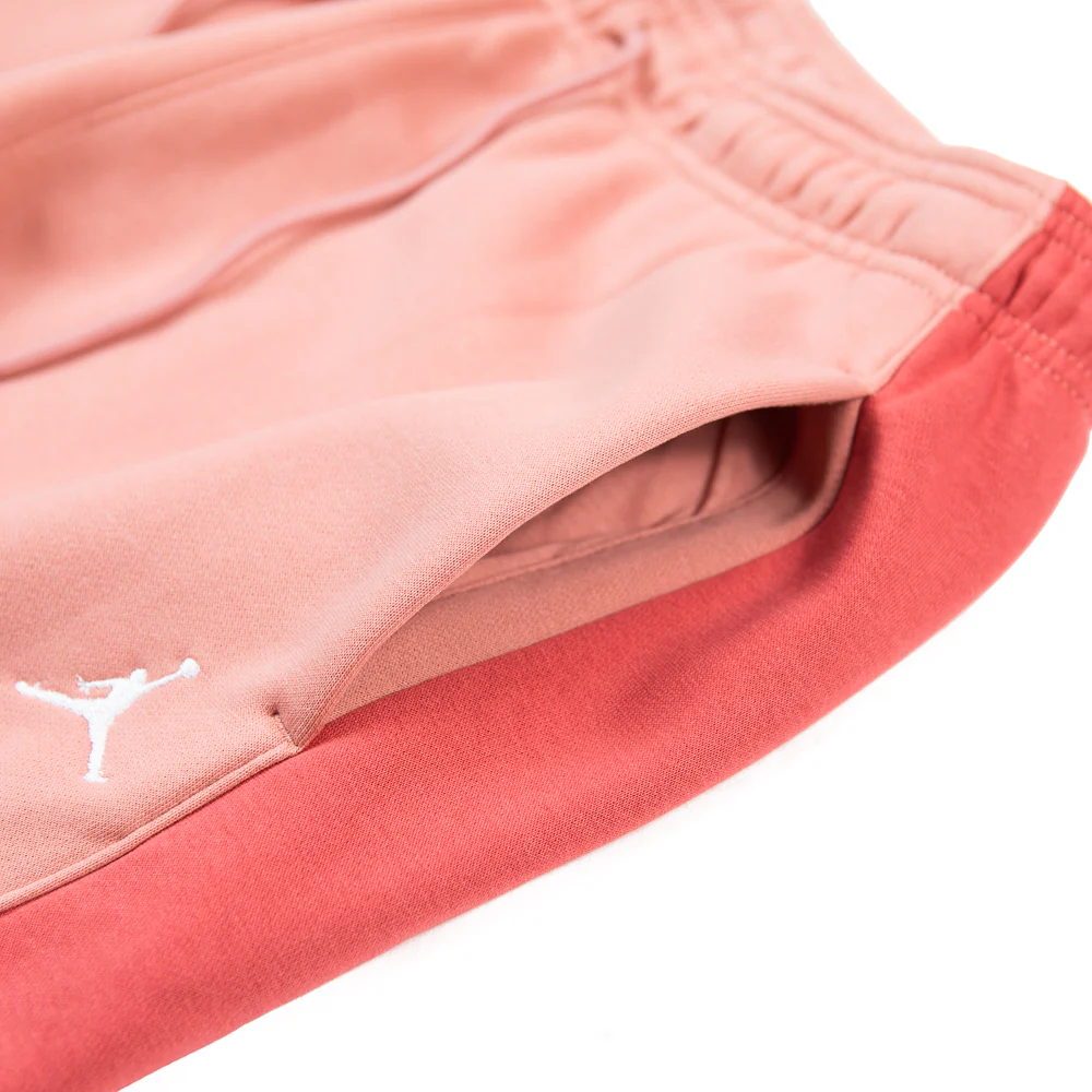Wmns Jordan Brooklyn Fleece Sweatpant (Red Stardust/Adobe/White) - Image 2
