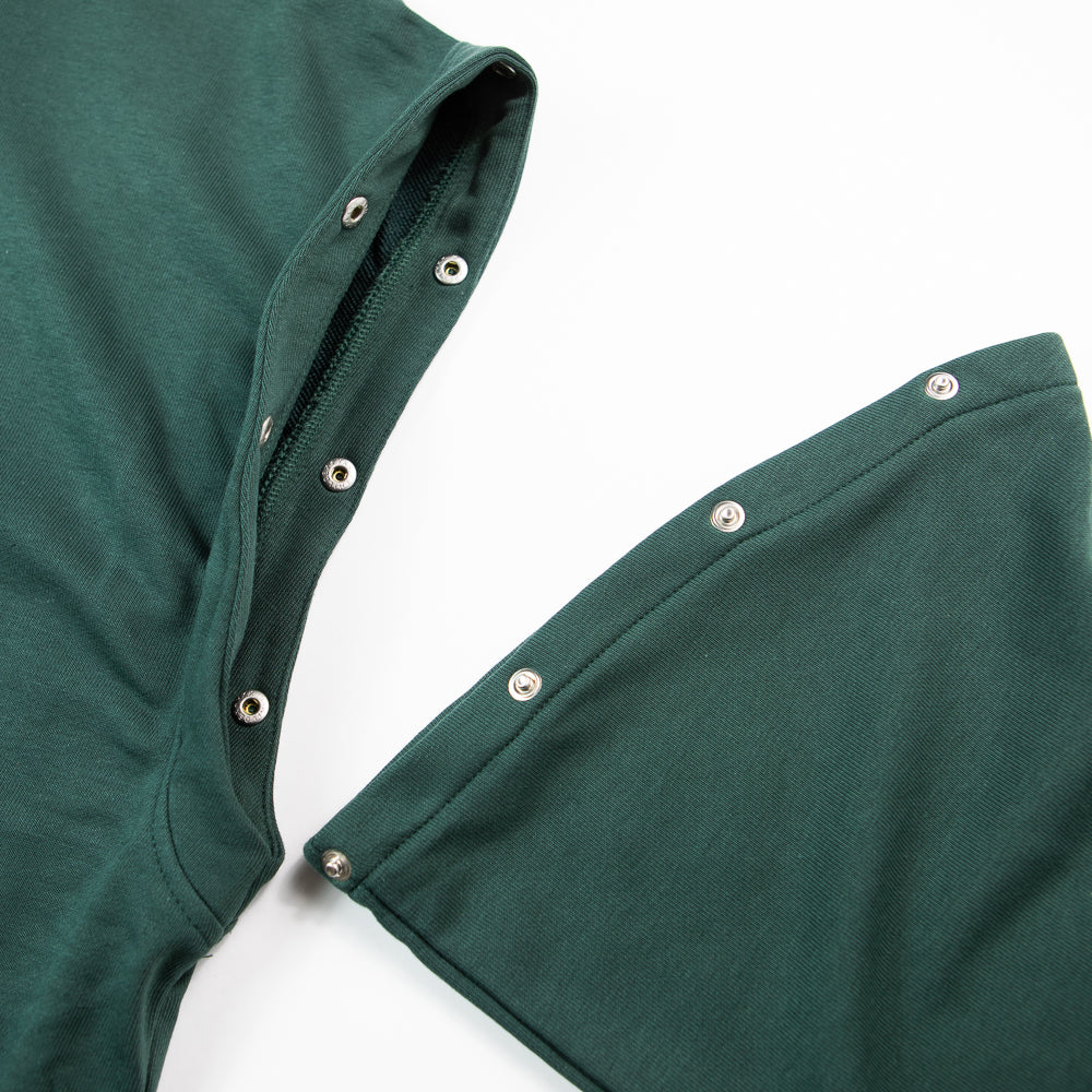 Wmns Jordan Sport Fleece Hoodie (Midnight Green/Black) - Image 3